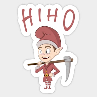 HI HO Dwarf Sticker